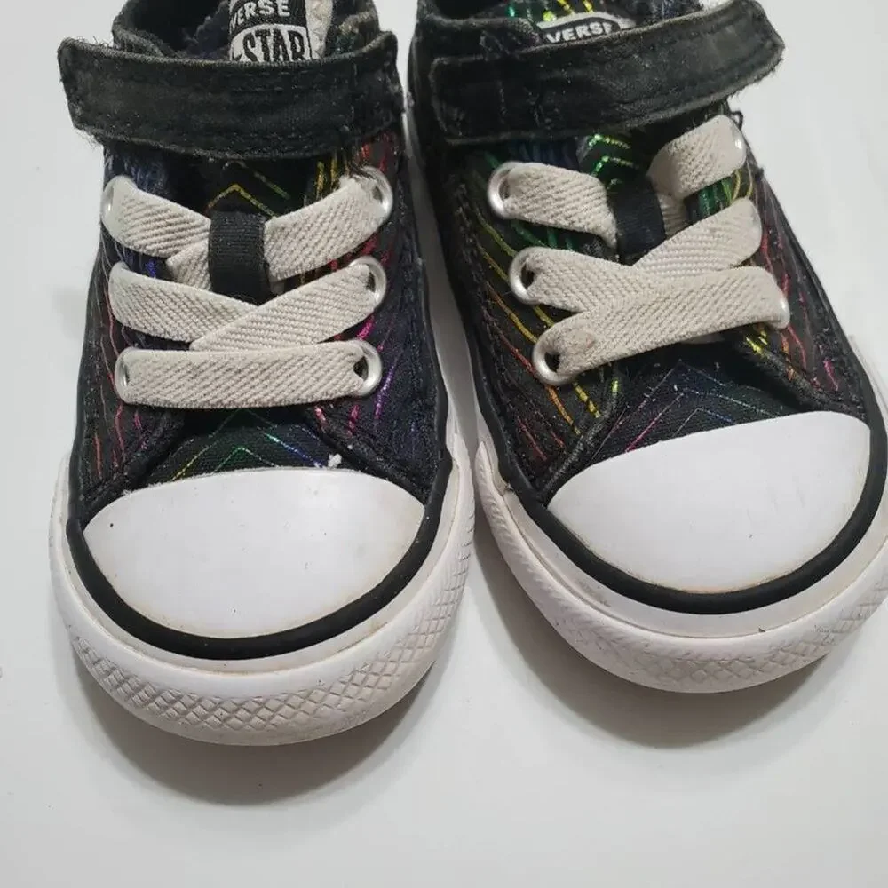 Converse Chuck Taylor All Star‎ Unisex Baby Sneakers Black 765399F Lace Up 4M